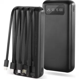 CARGADOR PORTATIL SUPER ROCKET R1 4 EN 1 DE 18000mAh